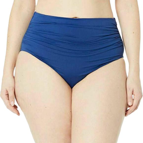 NEW RALPH LAUREN high waist bikini pant - plus in indigo - Picture 1 of 3